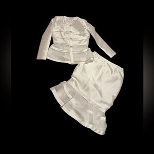 Especially yours, elegant jacket, and skirt